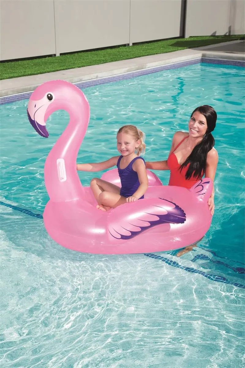 Bild 2 för Bestway Badmadrass Flamingo 127 cm