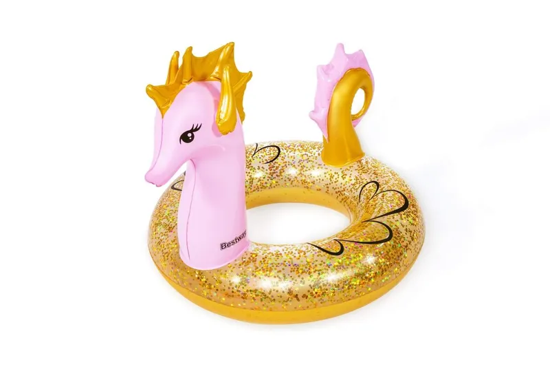 Bild 2 för Bestway Badring Sjöhäst Glitter 115 cm