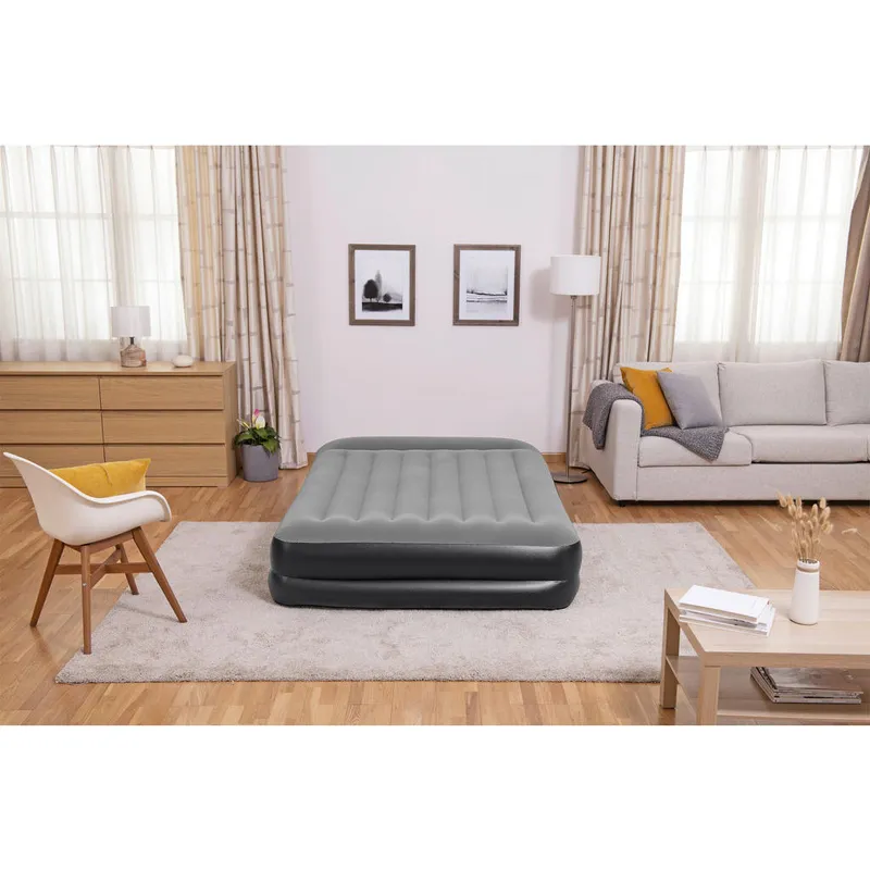 Bild 3 för Bestway Luftmadrass Tritech 2-pers 203x152x46 cm svart
