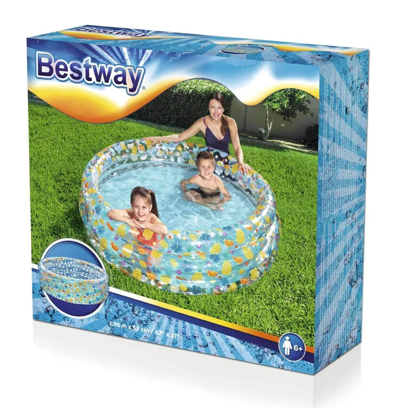 Bild 2 för Bestway Pool Tropical 170x53 cm 679 liter
