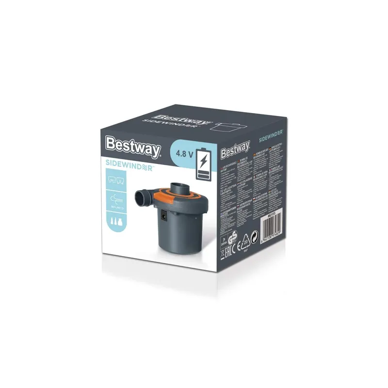 Bild 1 för Bestway Sidewinder uppladdningsbar Luftpump 4,8V