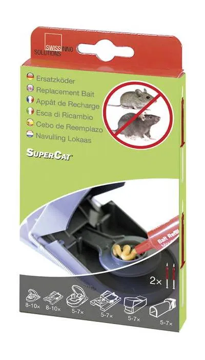 Bild 2 för BETE TILL MUSFÄLLA SUPERCAT SP RUTA FÖR GNAGARE 2X3G | Beijerbygg Byggmaterial