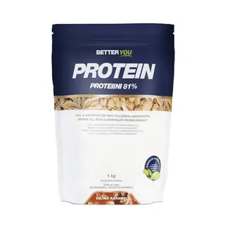 Produktfoto för BETTER YOU Better You Ärt- och havreprotein Salted Caramel 1 kg