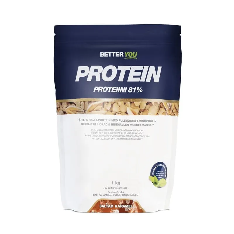 Bild 1 för BETTER YOU Better You Ärt- och havreprotein Salted Caramel 1 kg
