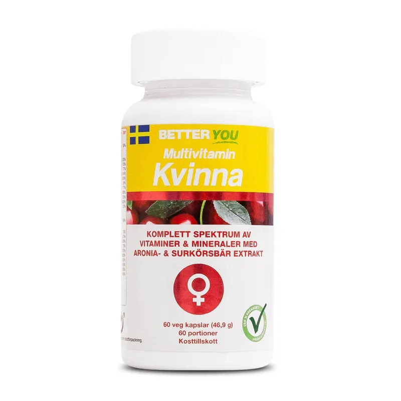Bild 2 för BETTER YOU Better You Multivitamin Kvinna 60 kaps