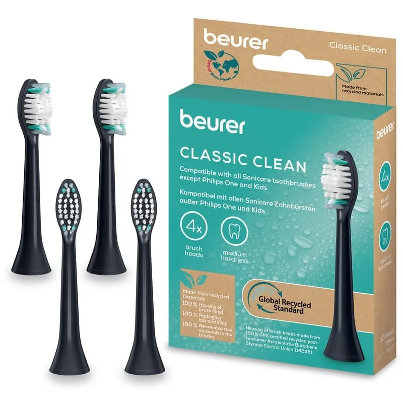 Bild 1 för Beurer Sonic Classic Clean Brush Heads Refill 4 st