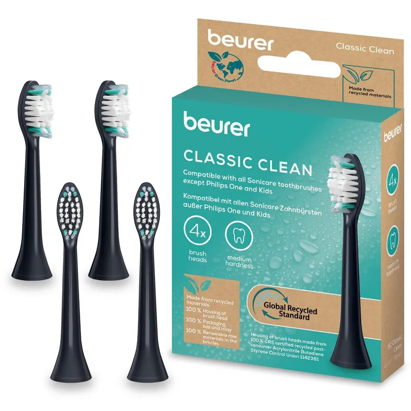Bild 2 för Beurer Sonic Classic Clean Brush Heads Refill 4 st