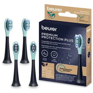 Produktfoto för Beurer Sonic Protection Plus Brush Heads Refill 4 st