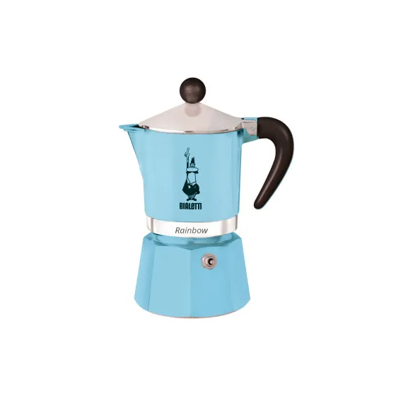 Alternativ bild 0 för Bialetti Rainbow, 0,13 l, Gjuten aluminium, Termoplast, Blå, 170 mm, 7,2 cm