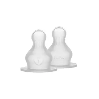 Produktfoto för BIBS Baby Bottle Nipple Round Silicone Thick Flow 2-pack