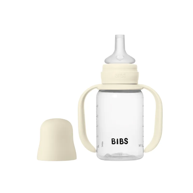 Bild 1 för BIBS Baby Sippy Bottle Spout Silicone Ivory 150 ml 1-pack