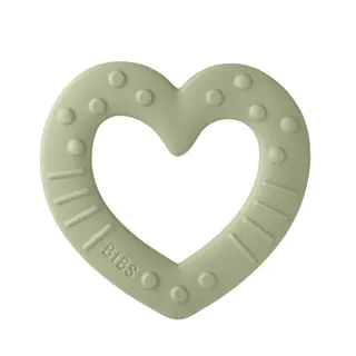 Produktfoto för BIBS bitleksak hjärta, sage