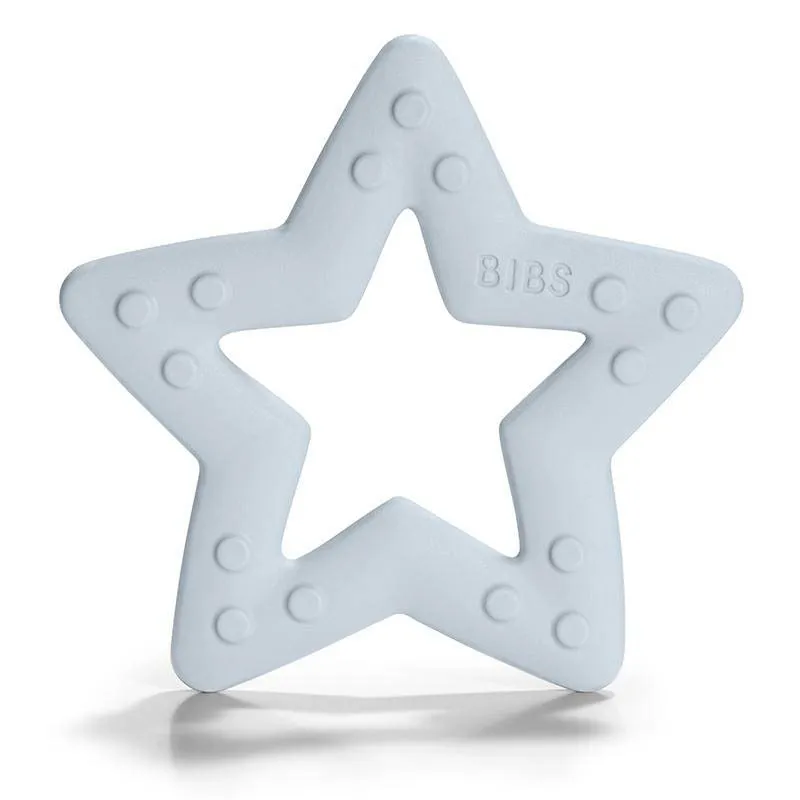 Alternativ bild 0 för BIBS bitleksak stjärna, baby blå