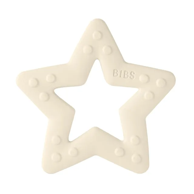 Alternativ bild 0 för BIBS bitleksak stjärna, ivory