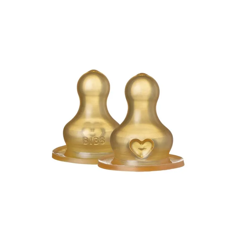 Alternativ bild 0 för BIBS Bottle Nipple Latex Fast Flow 2 st