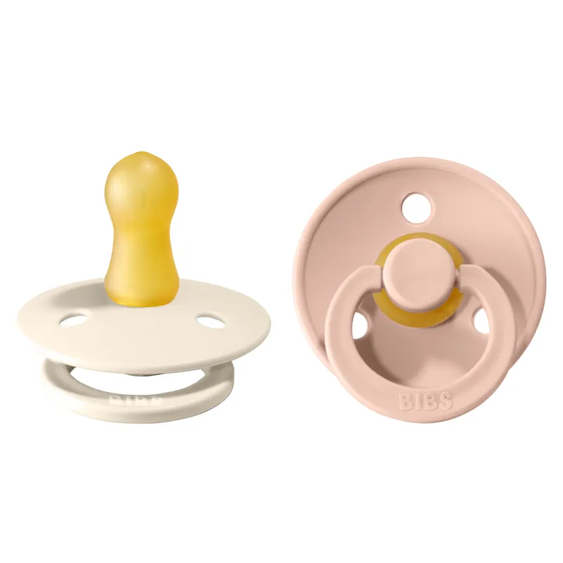 Bild 2 för BIBS Colour Ivory/Blush strl. 1 (0-6 månader) 2-pack
