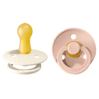 Produktfoto för BIBS Colour Ivory/Blush strl. 2 (6-18 månader) 2-pack