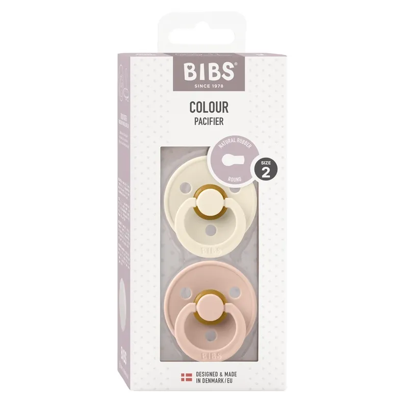 Bild 2 för BIBS Colour Ivory/Blush strl. 2 (6-18 månader) 2-pack