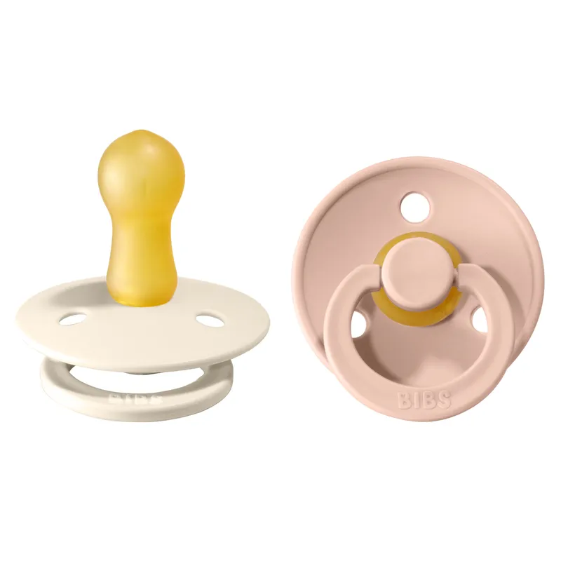 Bild 2 för BIBS Colour Ivory/Blush strl. 2 (6-18 månader) 2-pack