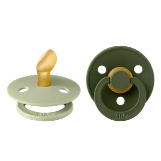 Produktfoto för BIBS Colour Latex Size 1 Anatomical Sage/Hunter Green 2-pack