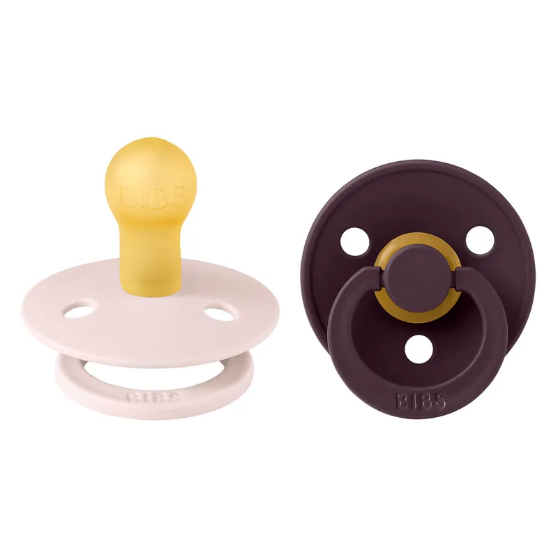 Bild 2 för BIBS Colour Latex Size 1 Petal/Plum 2-pack