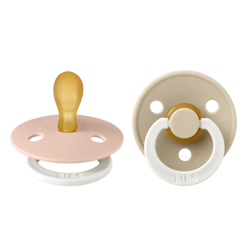Bild 1 för BIBS Colour Latex Size 1 Symmetric Blush GLOW/Vanilla GLOW 2-pack