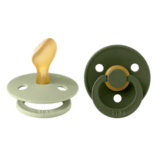 Produktfoto för BIBS Colour Latex Size 2 Anatomical Sage/Hunter Green 2-pack