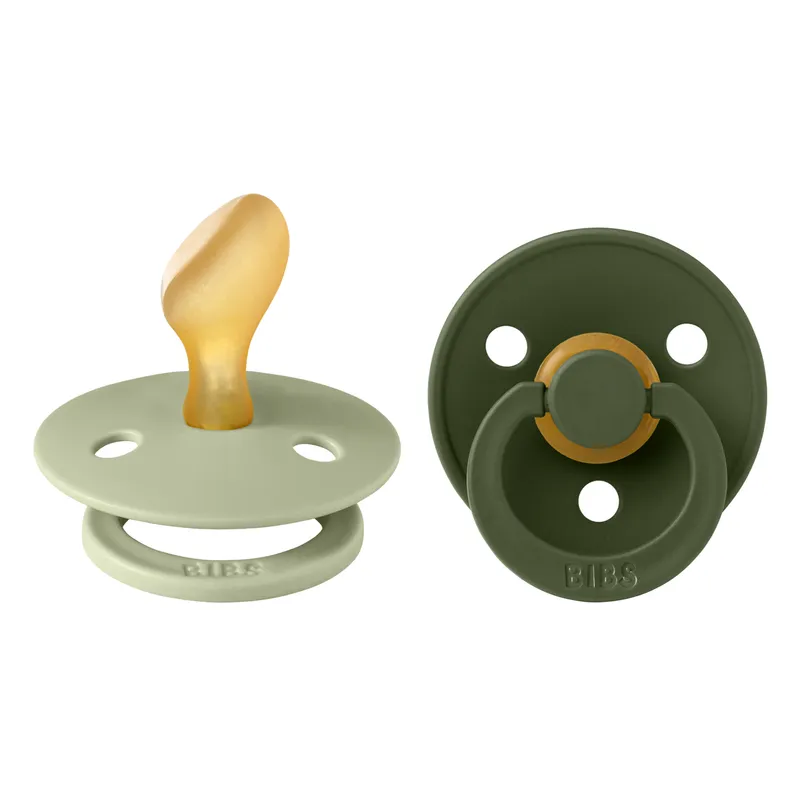 Bild 2 för BIBS Colour Latex Size 2 Anatomical Sage/Hunter Green 2-pack