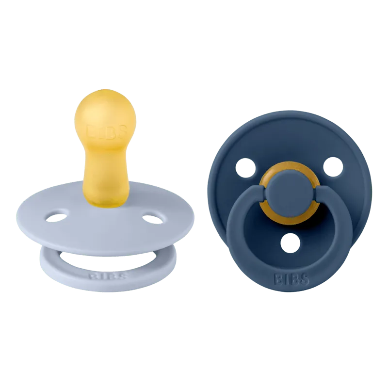 Bild 1 för BIBS Colour Latex Size 2 Dusty Blue/Steel Blue 2-pack