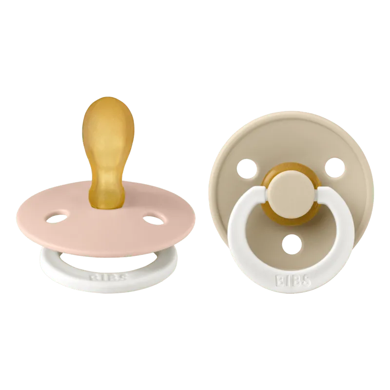 Bild 1 för BIBS Colour Latex Size 2 Symmetric Blush GLOW/Vanilla GLOW 2-pack