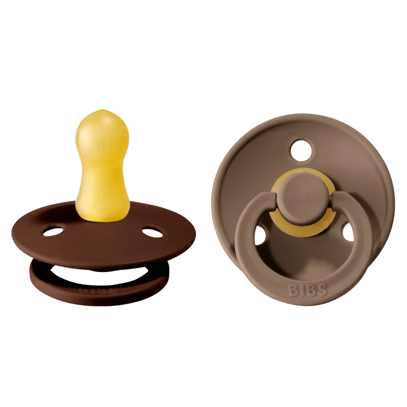 Bild 1 för BIBS Colour Nappar Mocha/Dark Oaka strl. 1 (0-6 månader) 2-pack