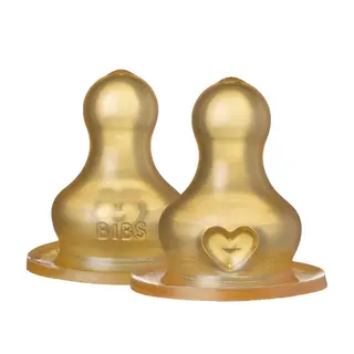 Produktfoto för BIBS dinapp latex 2-pack, slow flow