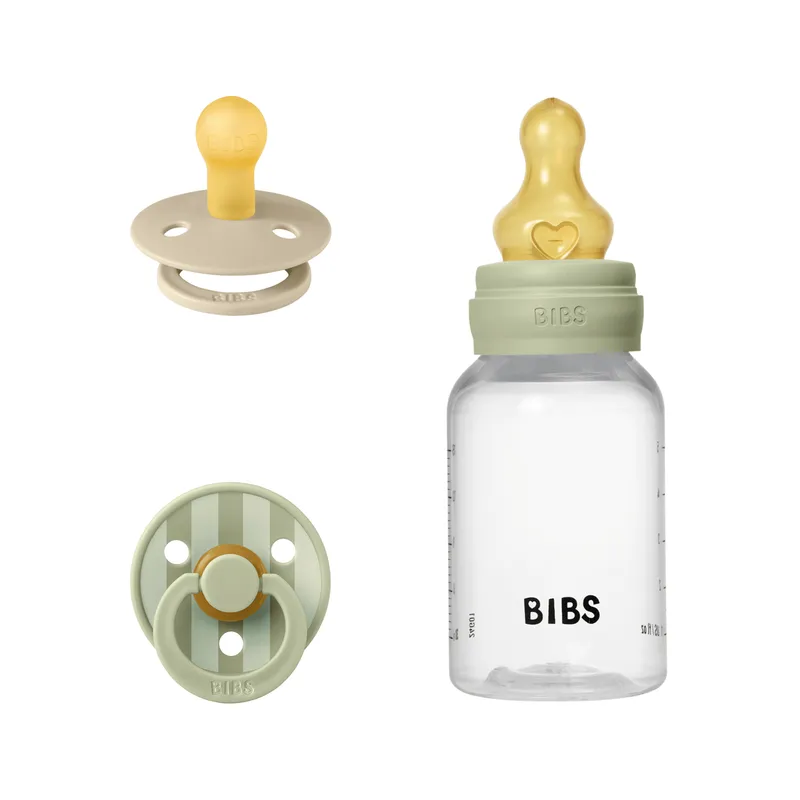 Bild 2 för BIBS Gift Set Baby Sprinkle Sage 3 st