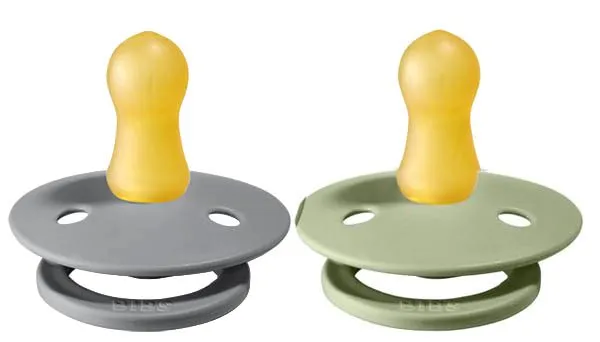 Bild 2 för BIBS napp Colour 2-pack 0-6 mån, sage/cloud