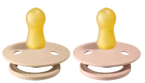 Bild 2 för BIBS napp Colour 2-pack 0-6 mån, vanilla/blush