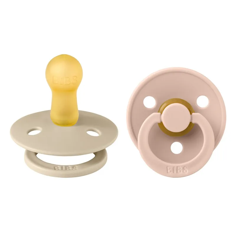 Bild 1 för BIBS napp Colour 2-pack 6-18 mån, vanilla/blush