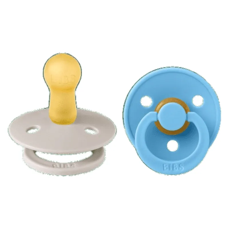 Bild 3 för BIBS Napp Colour 2-pack Latex Rund Mushroom/Breeze