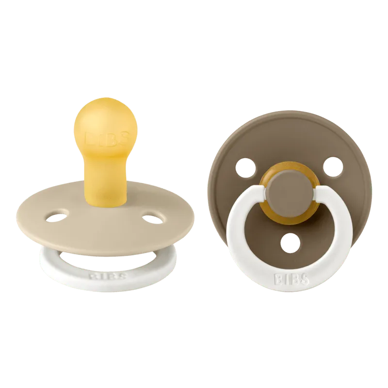 Bild 1 för BIBS napp Colour Night 2-pack 0-6 mån, vanilla/dark oak nigh