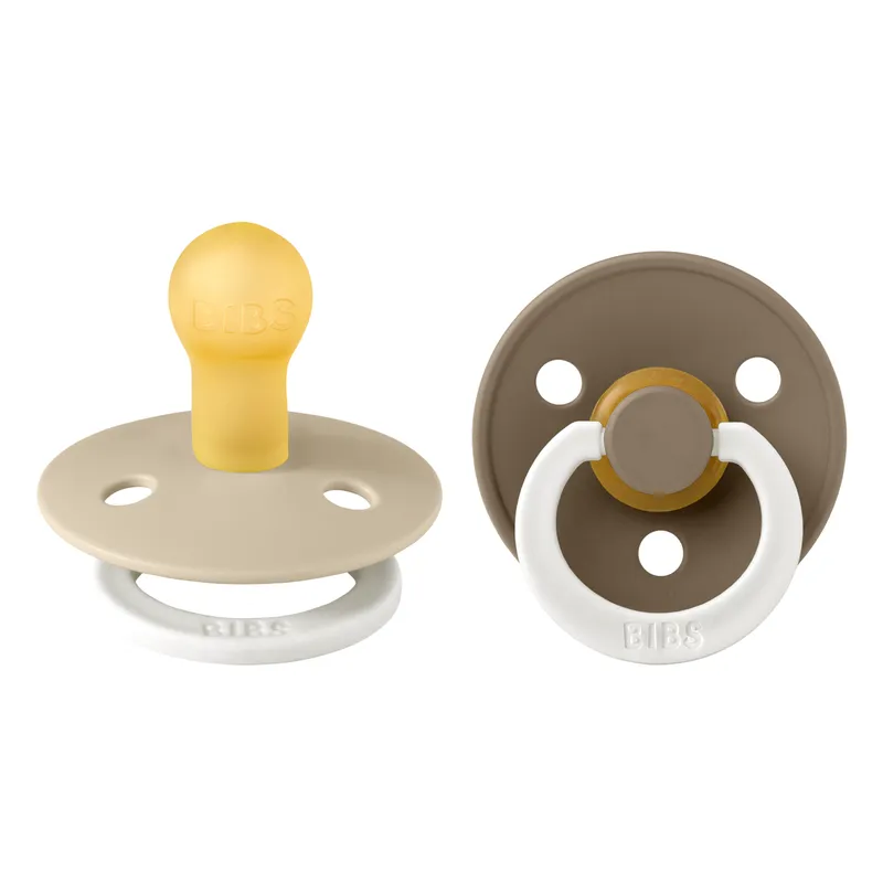 Bild 2 för BIBS napp Colour Night 2-pack 0-6 mån, vanilla/dark oak nigh