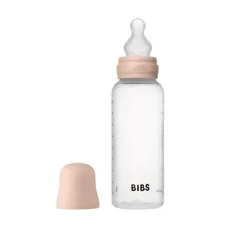 Produktfoto för BIBS Nappflaska 270 ml Medium Flow (Blush)