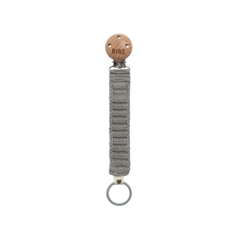 Alternativ bild 0 för BIBS Pacifier Clip Knitted Cloud