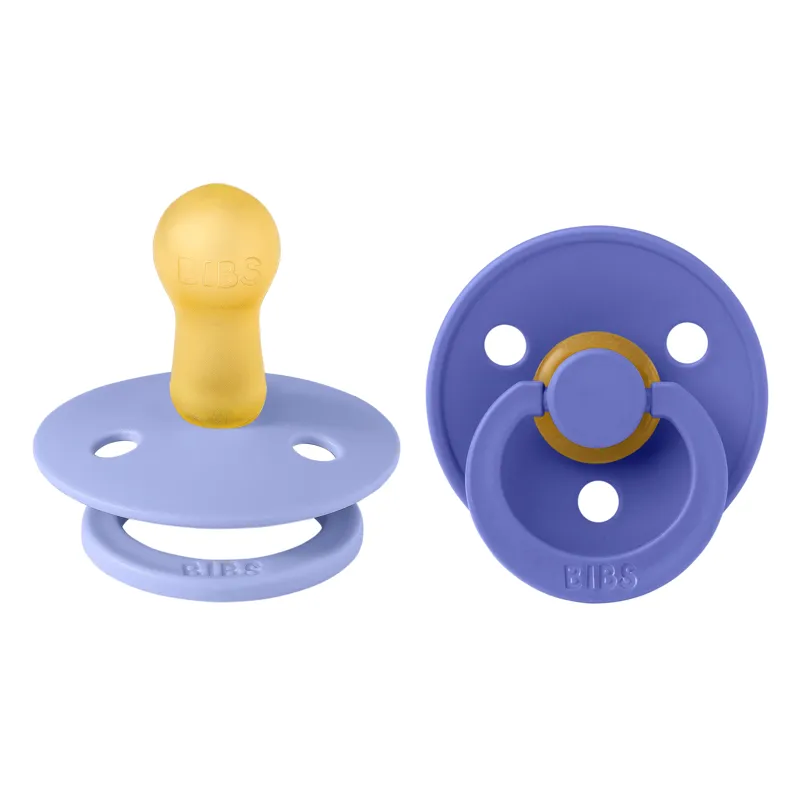 Bild 1 för BIBS Pacifier Colour Latex 6+ månader Size 2 Hush/Grape 2 st