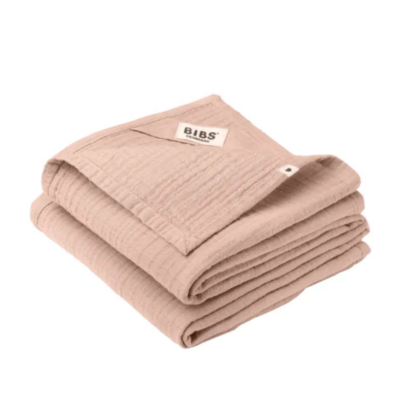 Bild 2 för BIBS snuttefilt muslin 2-pack, blush