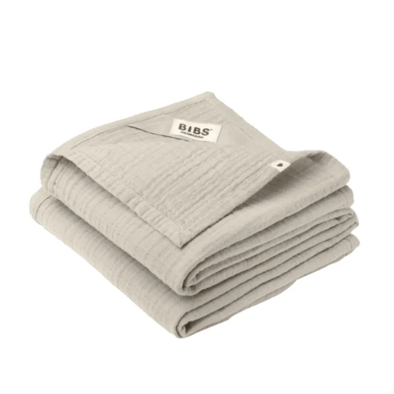 Bild 1 för BIBS snuttefilt muslin 2-pack, sand