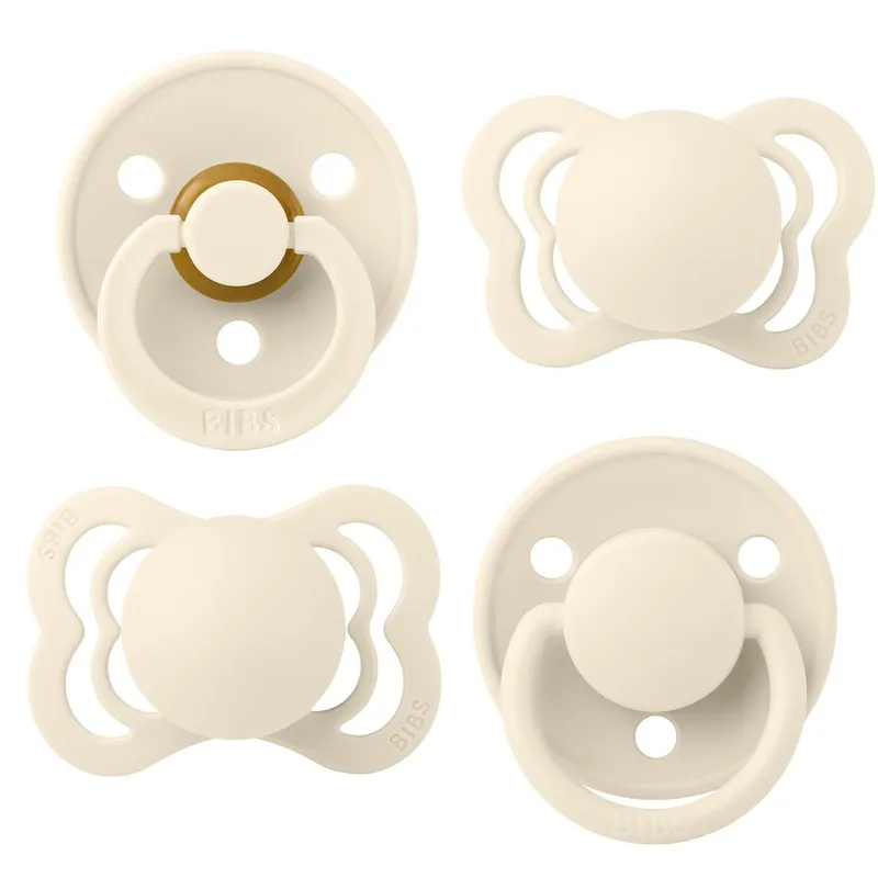 Bild 2 för BIBS Try It Collection latex/silikon 4-pack, ivory