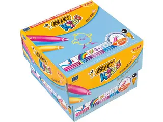 Produktfoto för BIC® Fiberpenna VISACOLOR™ XL, 4,5 mm spets, olika färger