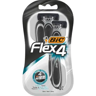 Produktfoto för BIC Flex4 Rakhyvlar 3-pack