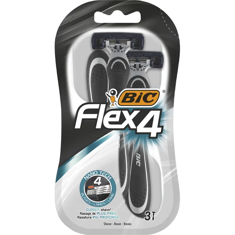 Bild 2 för BIC Flex4 Rakhyvlar 3-pack