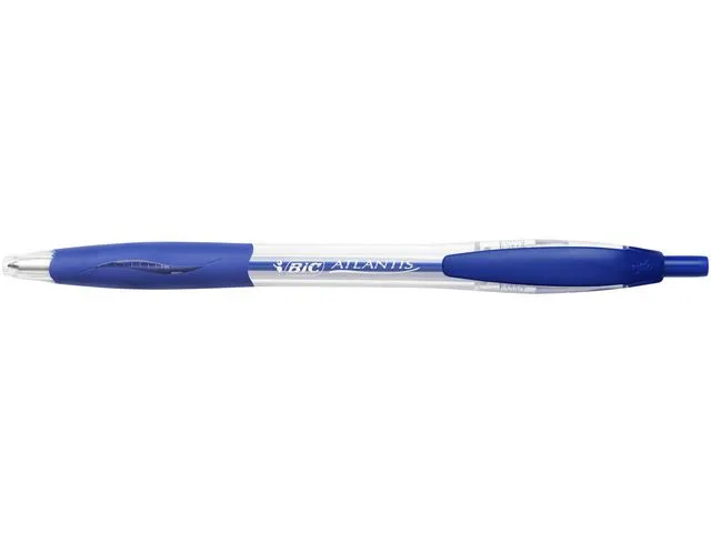 Alternativ bild 0 för BIC® Kulpenna Atlantis Classic Värdepack 1mm blå med blått bläck