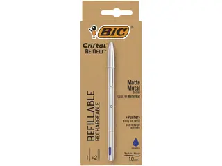 Produktfoto för BIC® Kulpenna Cristal ReNew 1,0mm blå